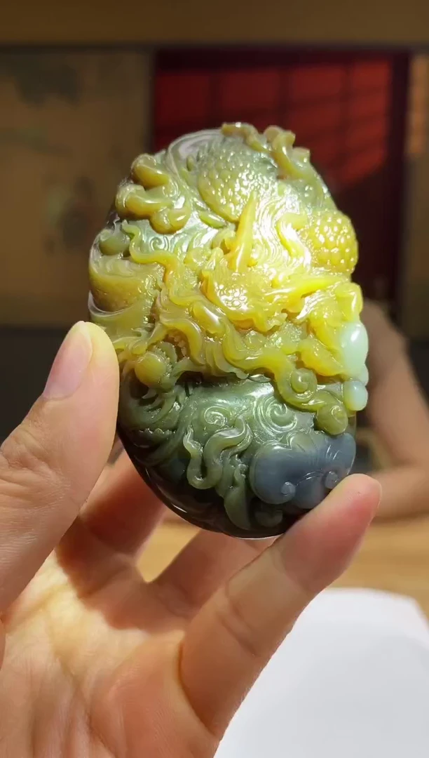 和田玉未镶嵌颈饰d231