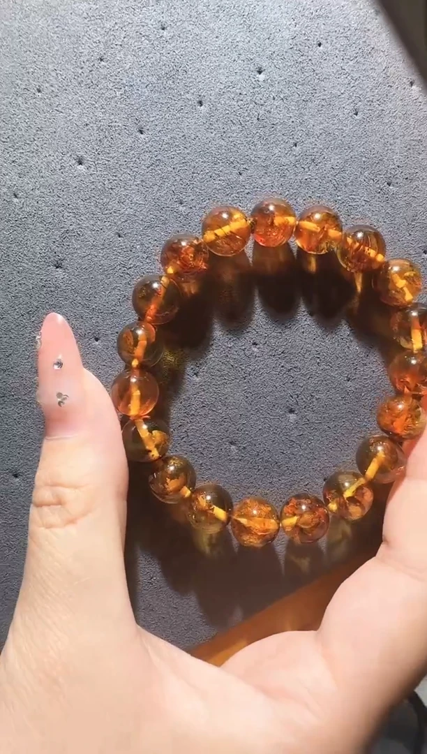 蜜蜡颈饰未镶嵌3255天然蜜蜡珠宝奇石全都保真