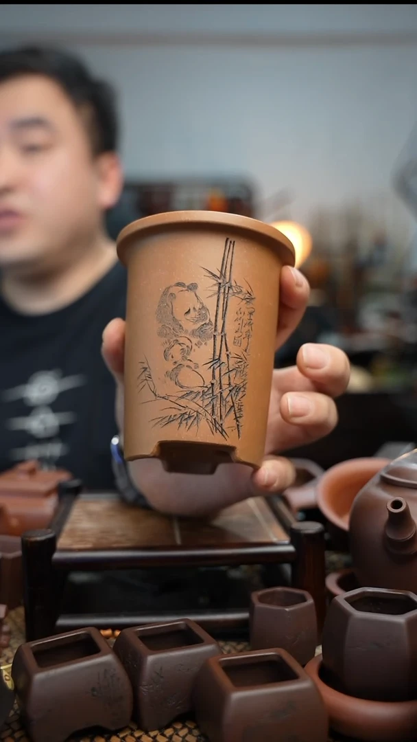 紫砂花盆長木軒精品紫砂