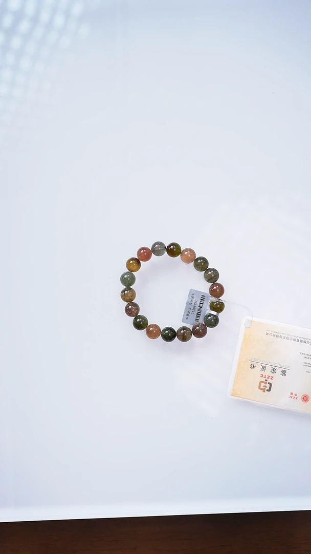 【闪购商品】碧玺手链未镶嵌q663 碧玺手链11mm+