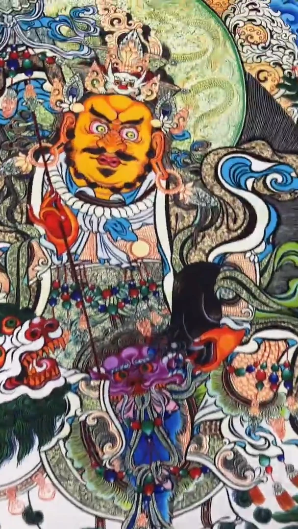 卷轴画绘画类唐卡  16099