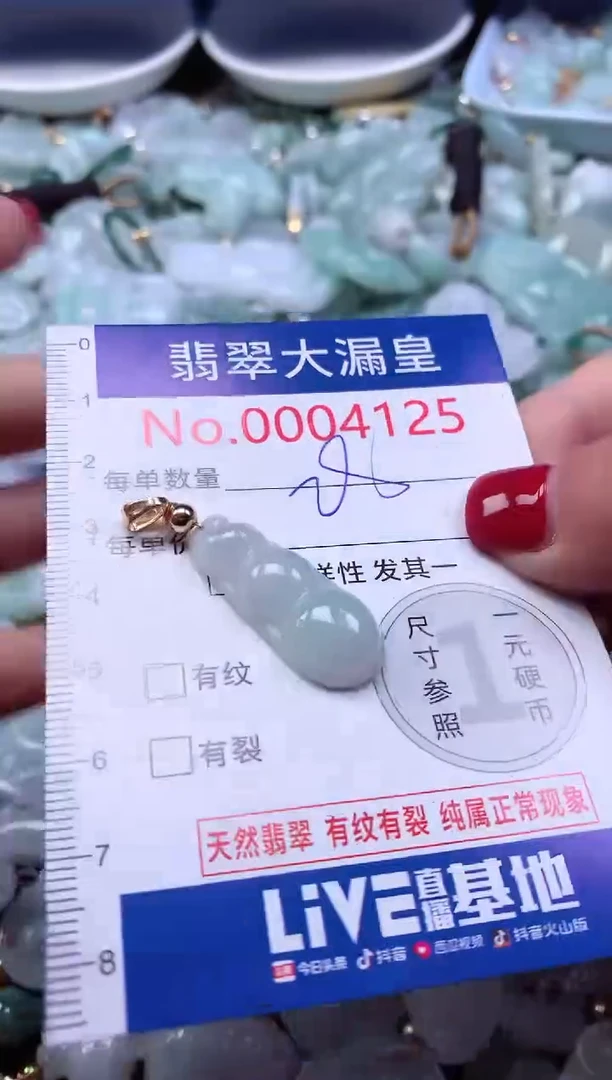 颈饰未镶嵌翡翠4125