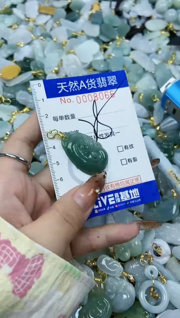 【闪购商品】翡翠颈饰未镶嵌天然A货翡翠