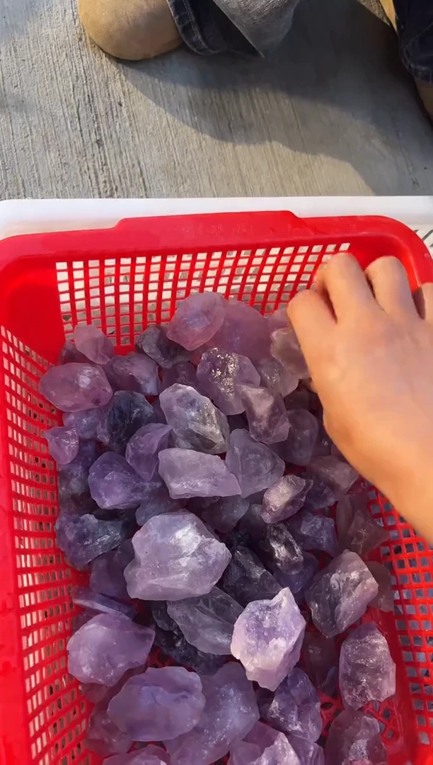 摆件未镶嵌水晶紫水晶500g