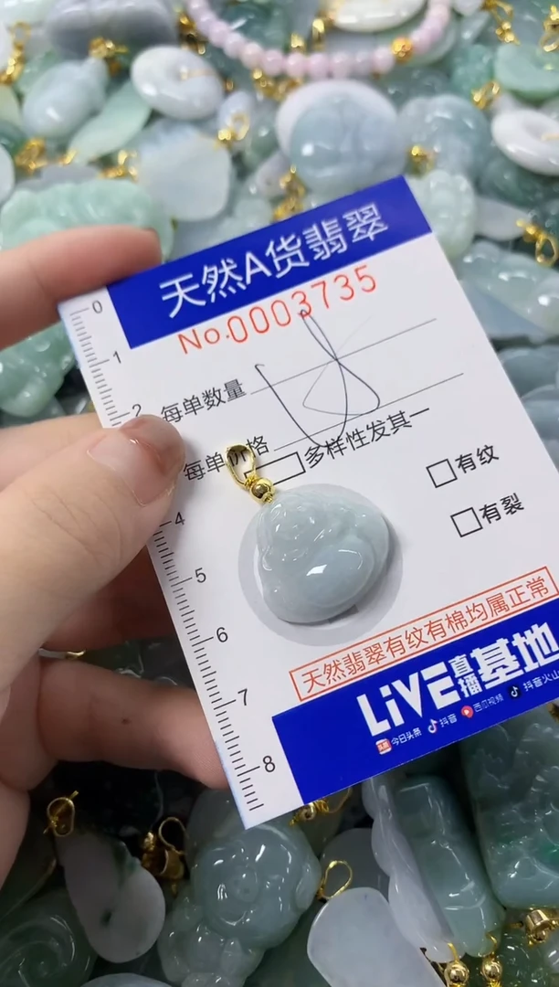 颈饰未镶嵌翡翠天然A货翡翠