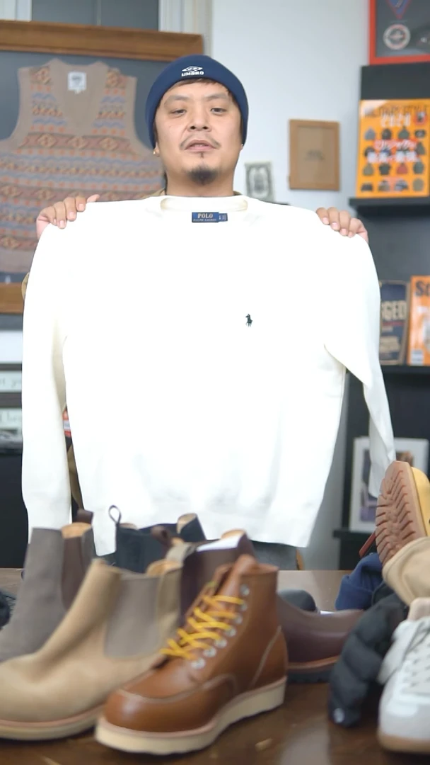 不退换-有污渍白色 polo 针织衫-170-180 斤