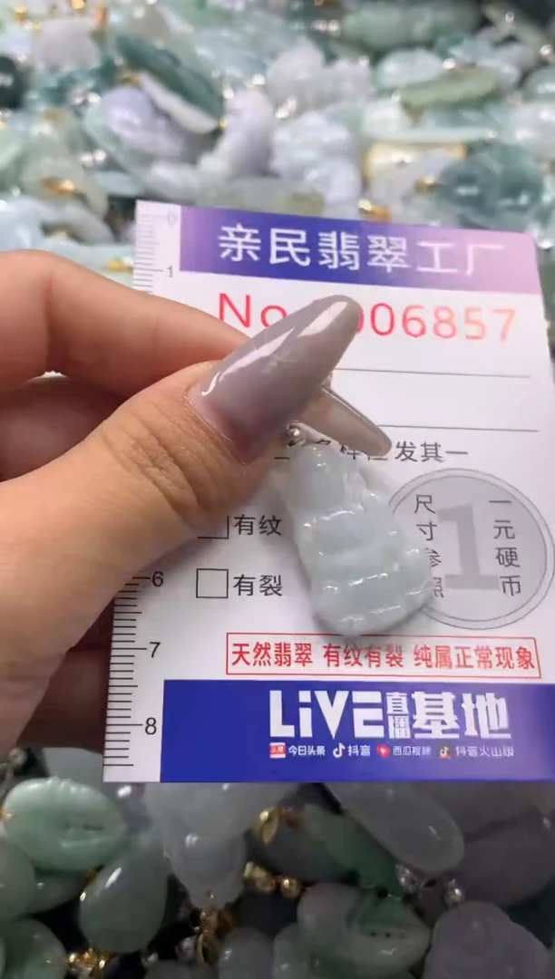 颈饰未镶嵌翡翠6857