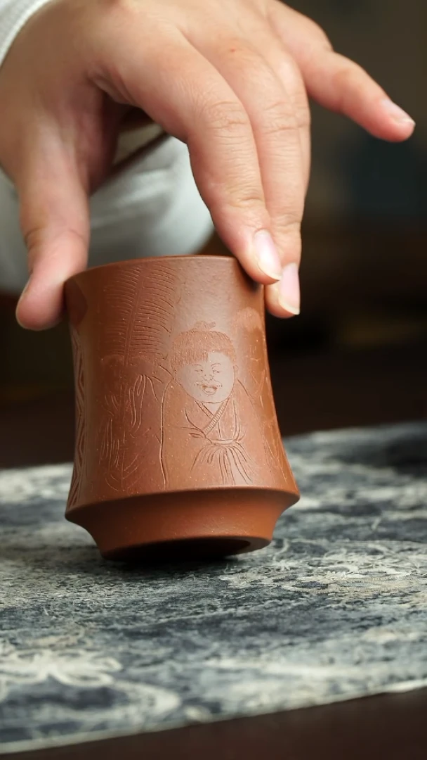 茶杯紫砂46号 朱泥转转杯 双11限时特惠福利炸漏