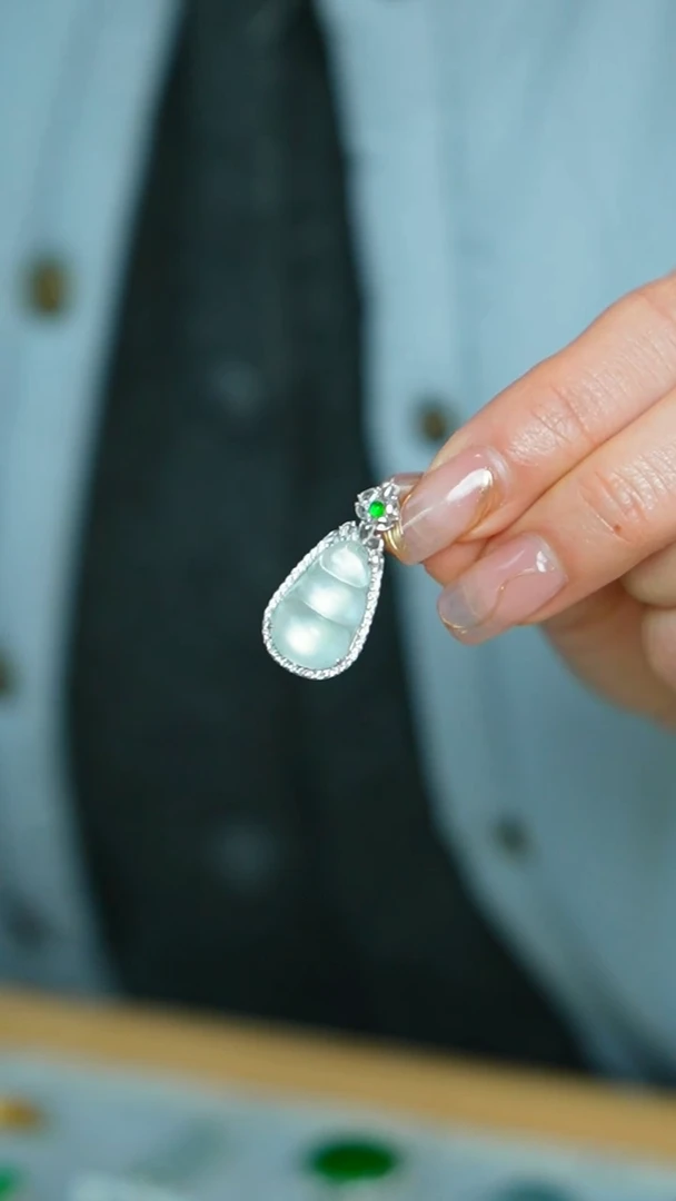 【闪购商品】翡翠挂件18K金镶嵌49号-吊坠/姿/3