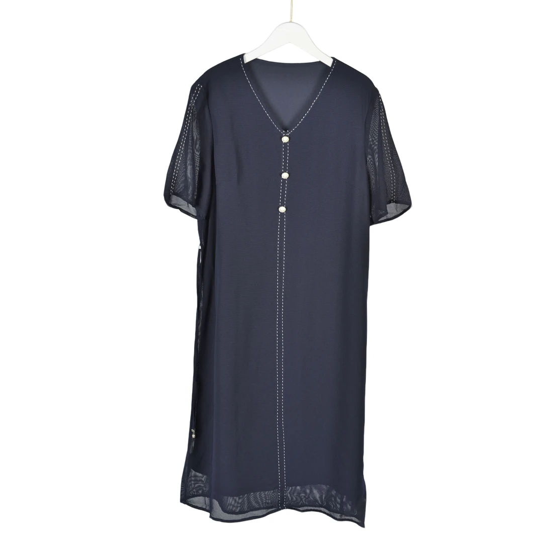 【F-2】时尚女装DQB-连衣裙9725蓝色正码