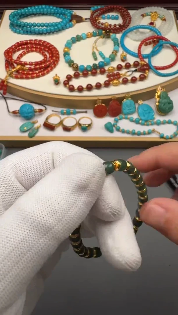 未镶嵌手链翡翠海*~111