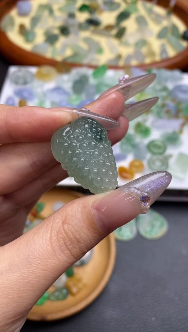 未镶嵌定制翡翠翡翠毛货~