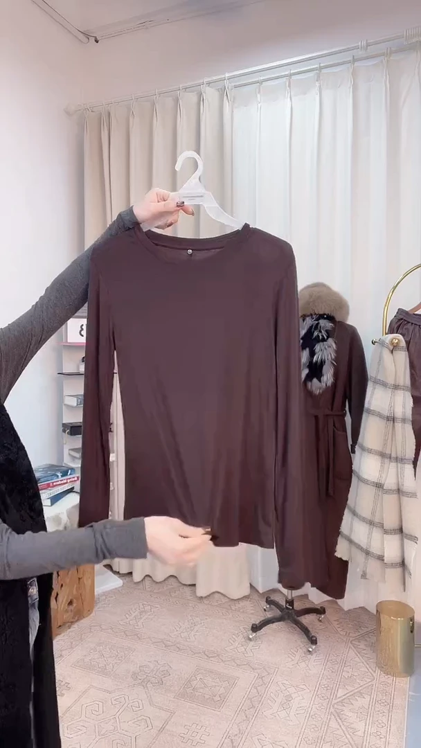 yevachao时尚搭配打底衫均码