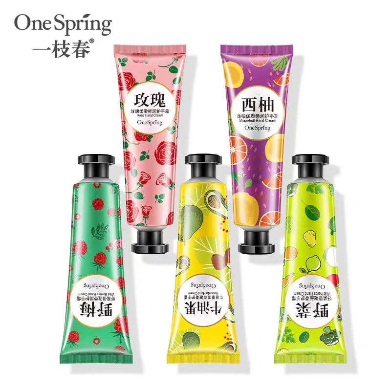 鲜果植萃护手霜套装花果香氛滋润保湿补水防干裂便携男女护肤品