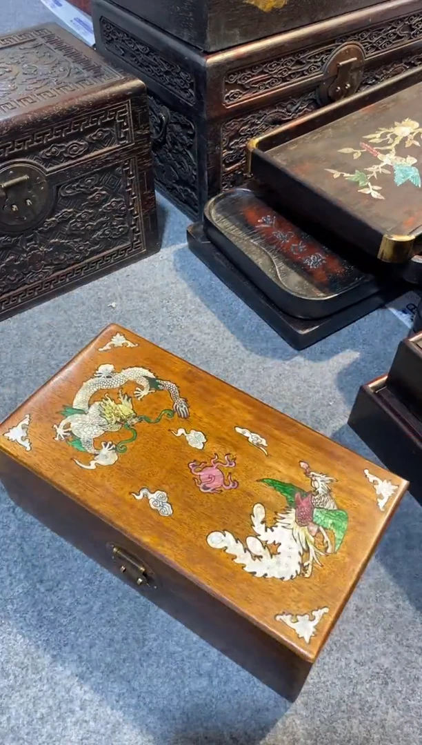 香榧木紫檀拆件雕刻板以直播间实物为准微瑕老物件