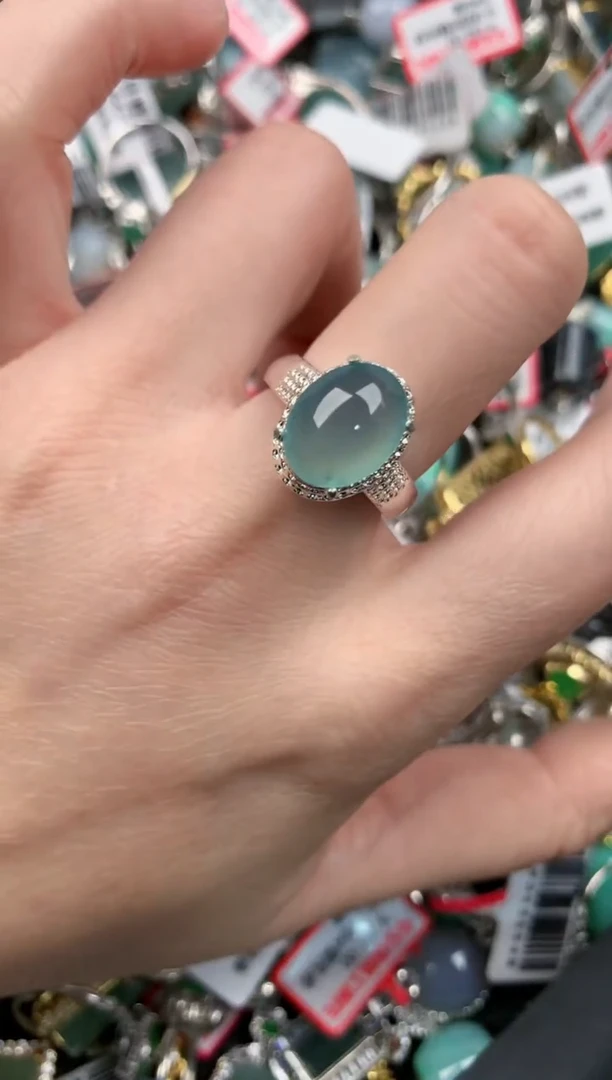 未镶嵌戒指翡翠11-11---5