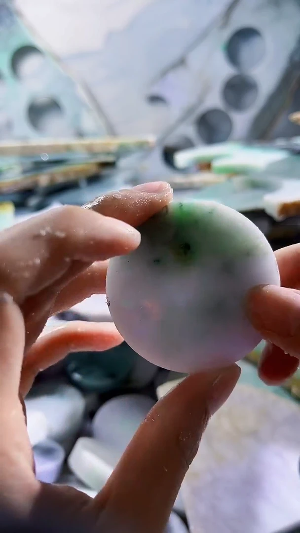 翡翠裸石缅甸翡翠A货陈5605