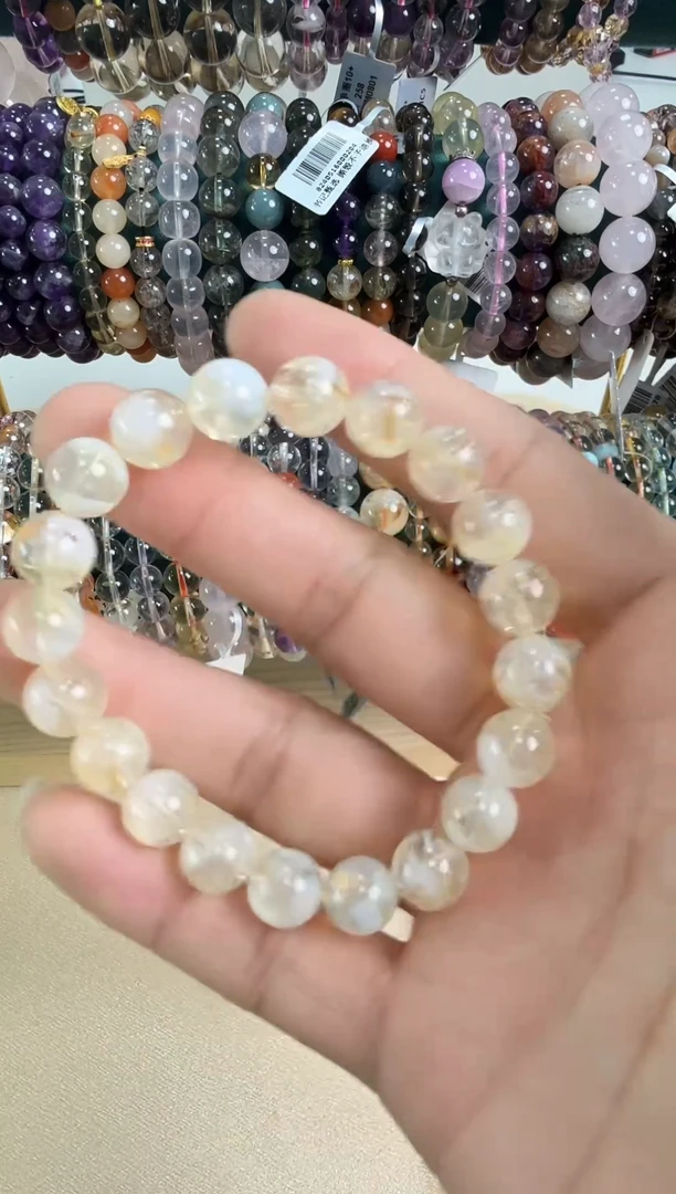 水晶手链未镶嵌晶001 约10mm