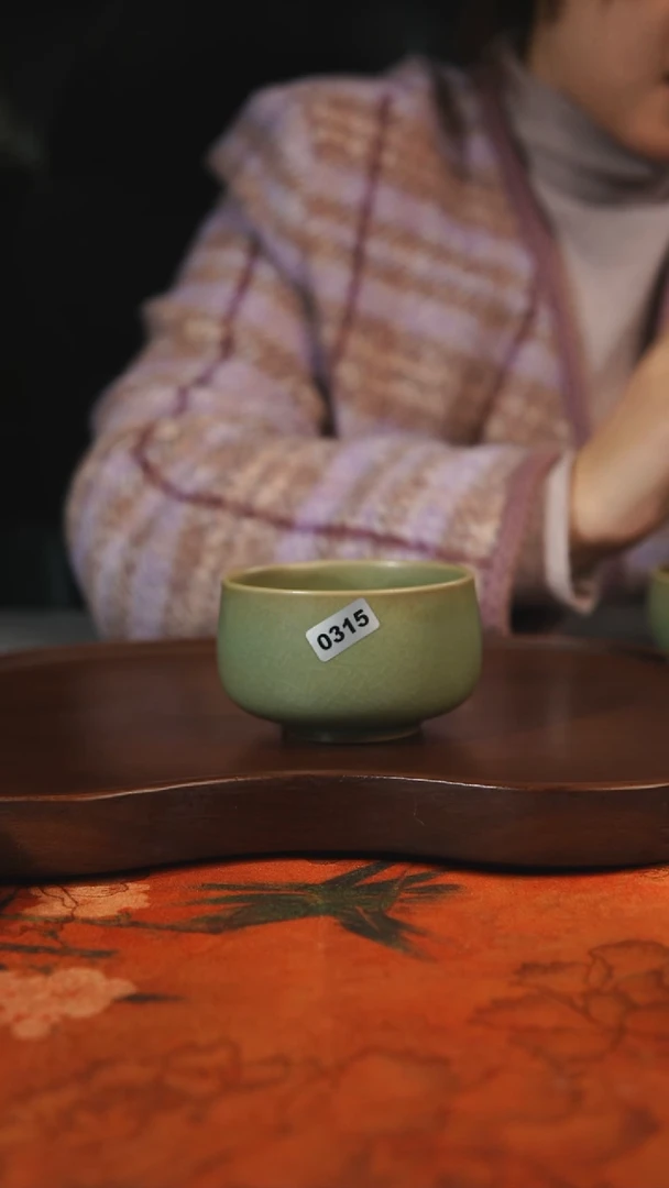 杯子瓷汝州原产地原矿仿古老釉q315