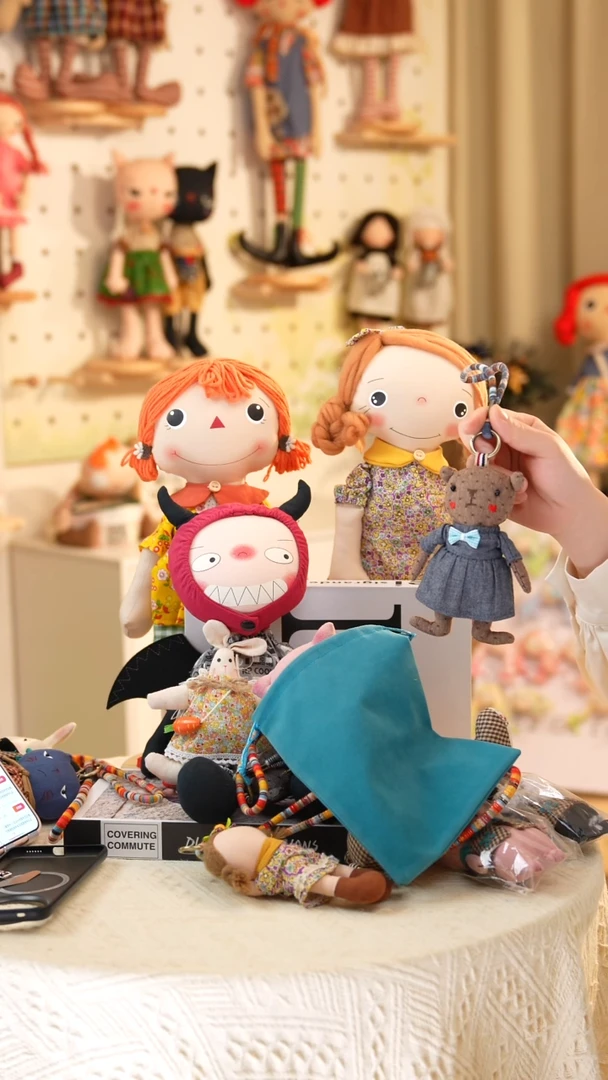 棉风**飘设计师款—暖暖熊挂件