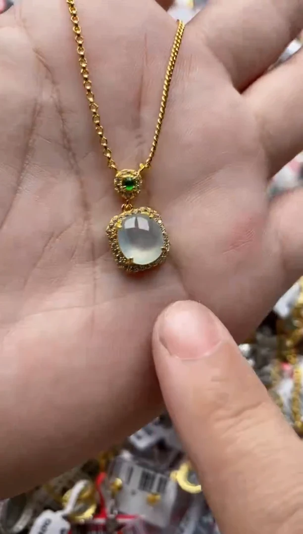 【闪购商品】翡翠戒指银S925镶嵌22222---9