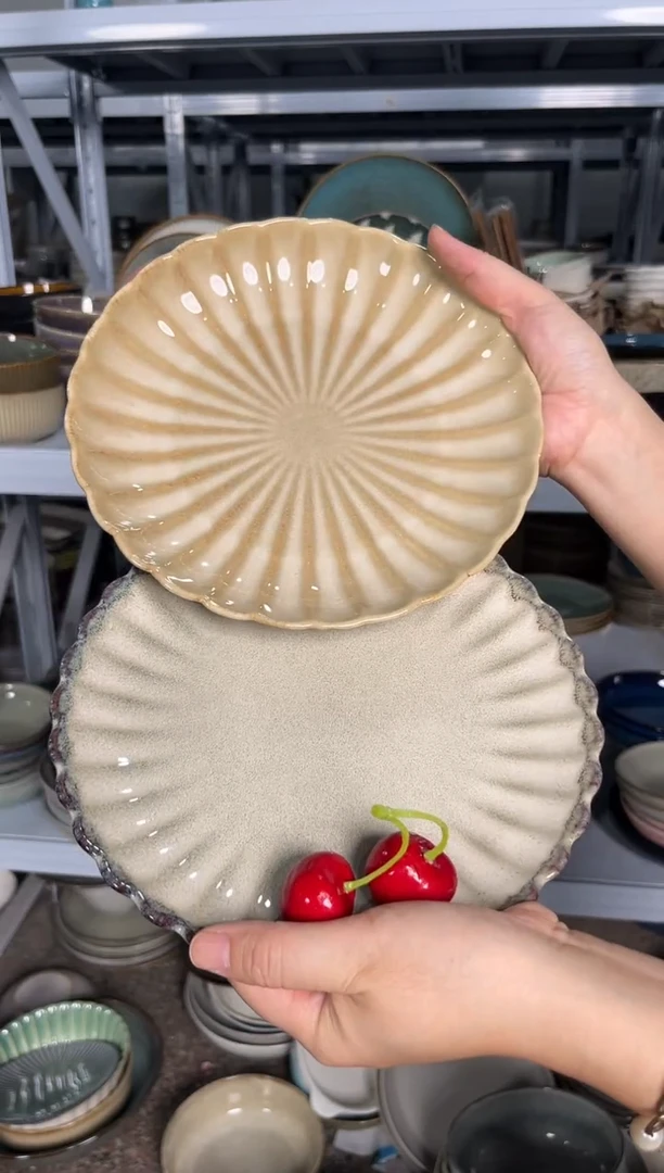 陶瓷外贸尾货瑕疵满20包邮X2 小盘组合