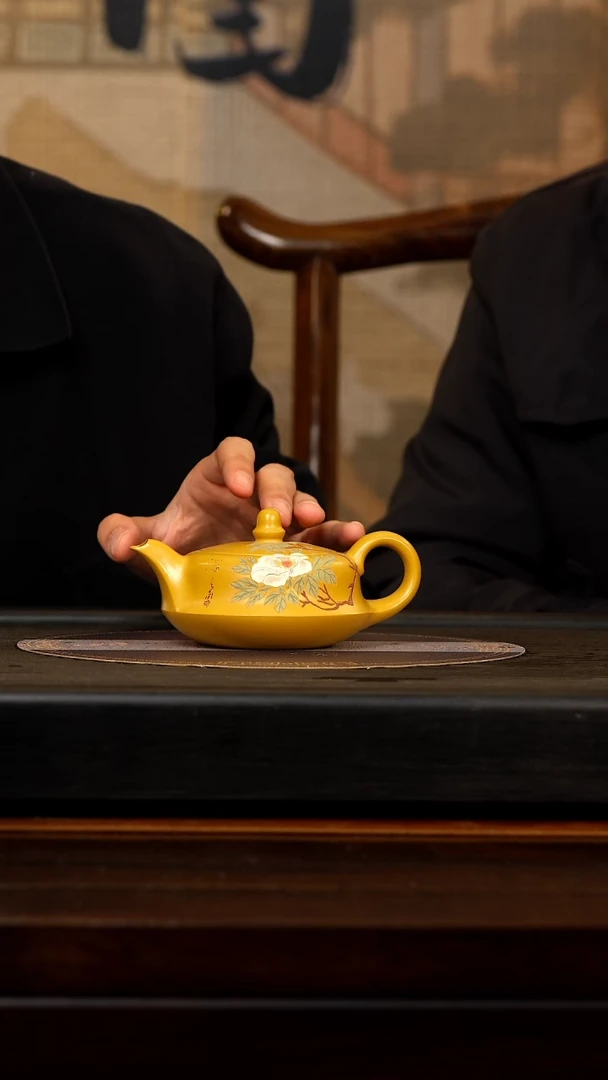 【闪购商品】紫砂茶壶ZST 黄金朱泥 平湖秋月