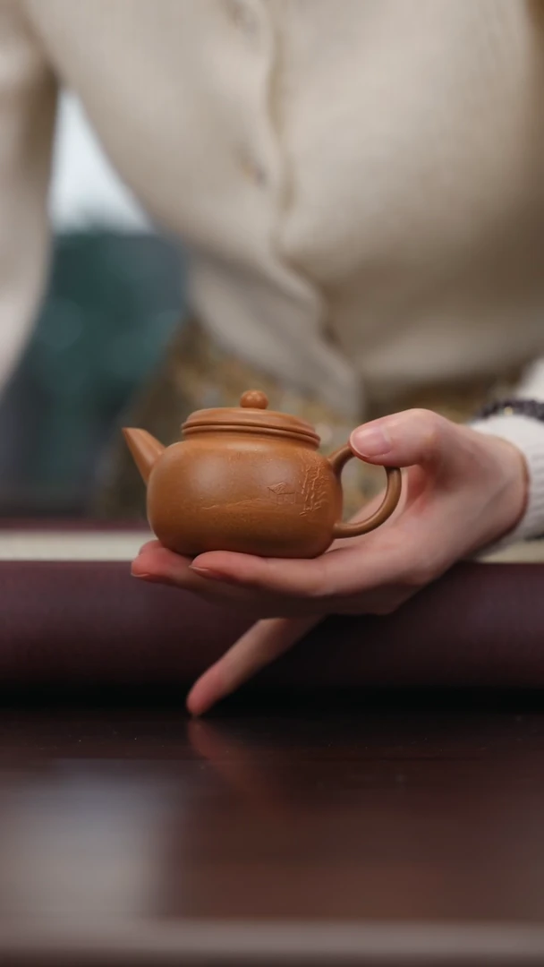 【闪购商品】紫砂茶壶hf黄金段泥 水平 100cc