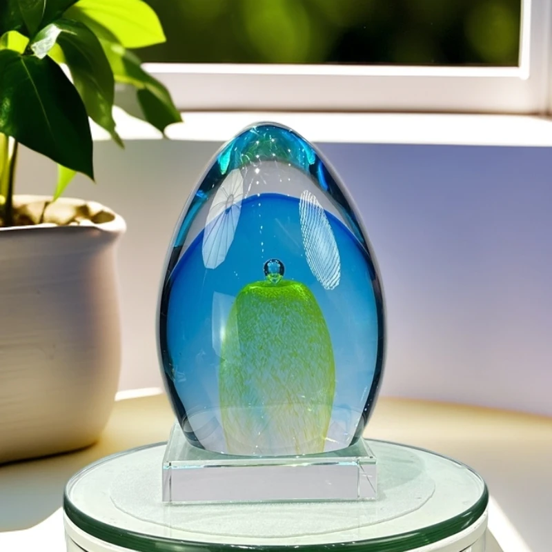 造物空间美学【滴水】琉璃摆件现代轻奢高档艺术纯手工简约