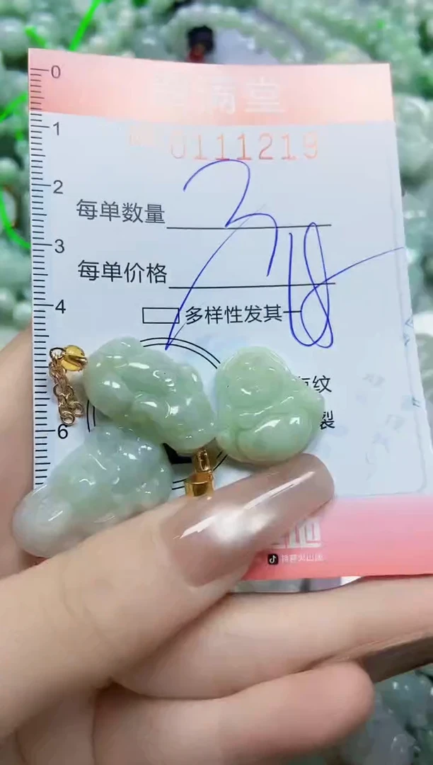 【闪购商品】翡翠颈饰未镶嵌闪购0111219多样性发其一