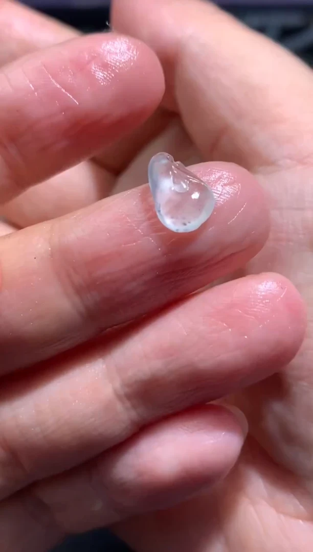 未镶嵌定制翡翠毛货10.9-7.3-3.1