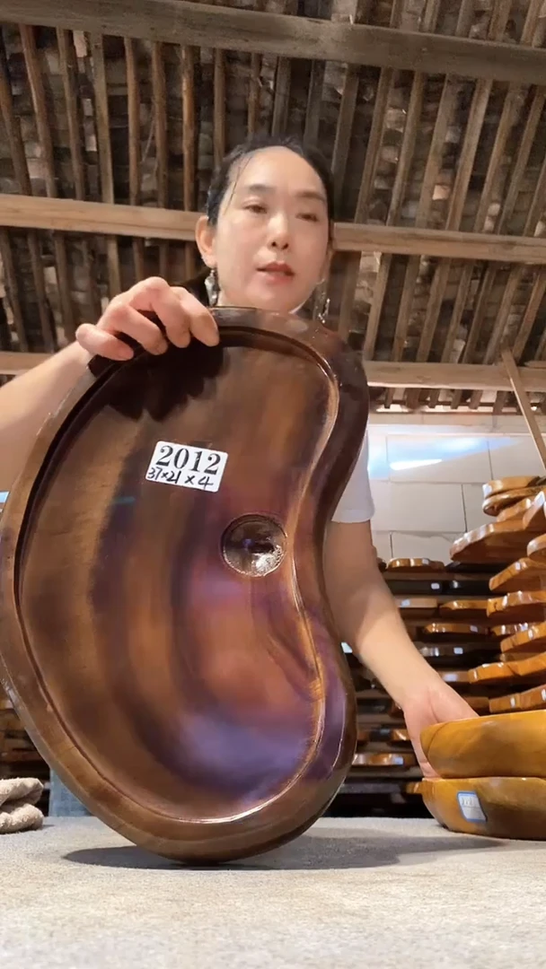 实木茶盘 一物一拍（不含配件）