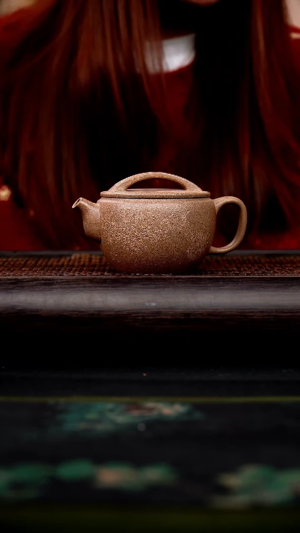 茶壶紫砂 青降坡 汉瓦 160cc