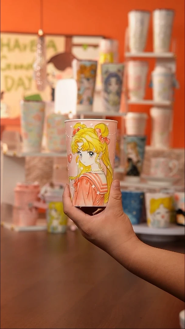 景德镇手工手绘文创陶瓷杯