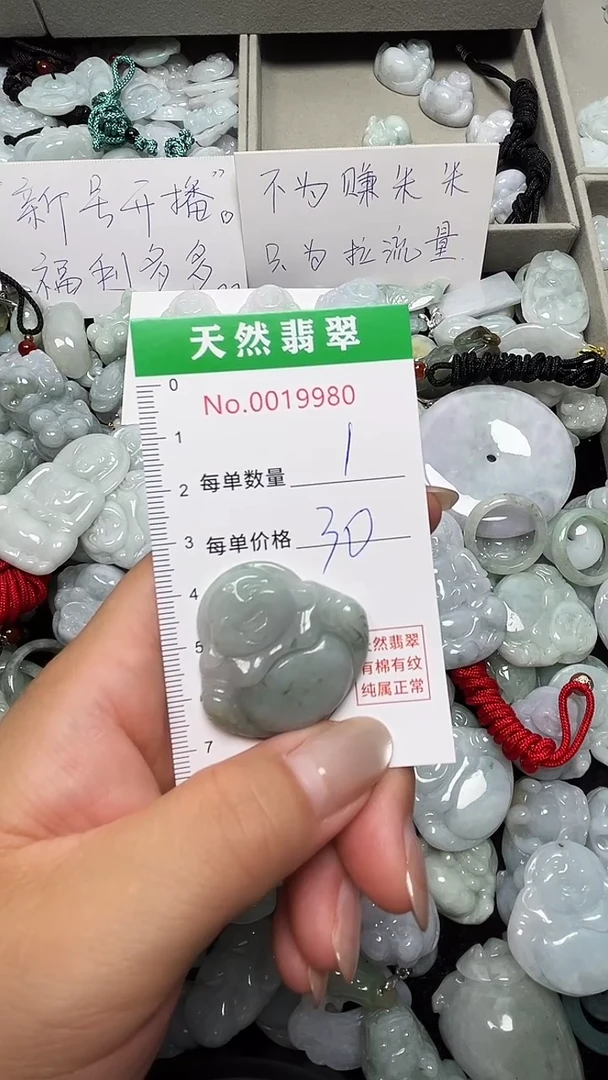 翡翠未镶嵌吊坠(不含链)9980