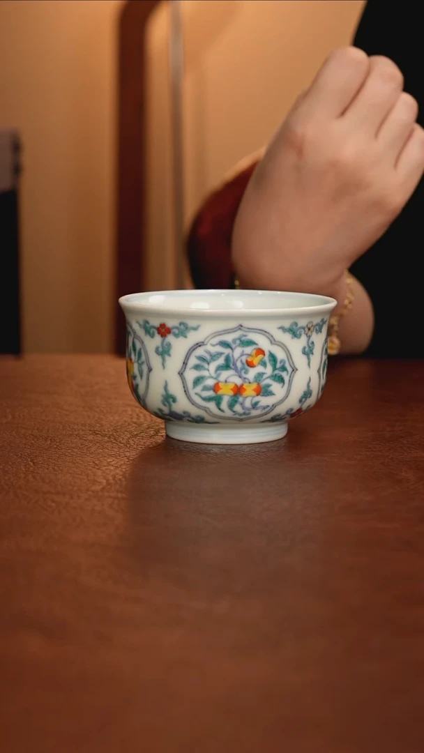 景德镇瓷器，青花瓷手绘茶具~