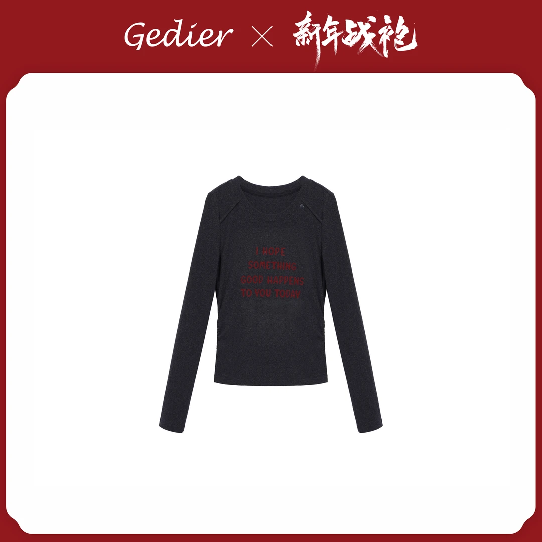 【歌蒂尔Gedier】女士休闲百搭T恤TGF50230Y