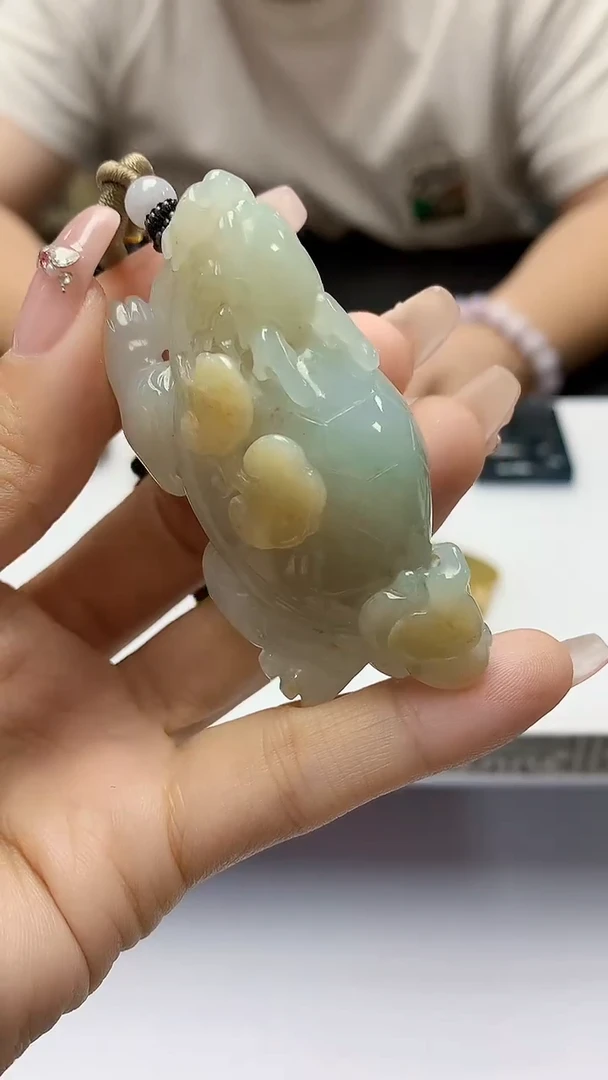 未镶嵌定制翡翠5167ty-毛货挂件48