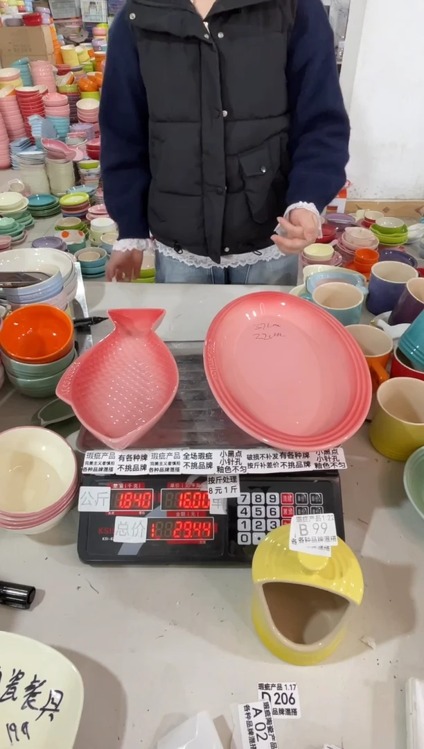 【闪购商品】其他瓷片微瑕陶瓷餐具家用B99