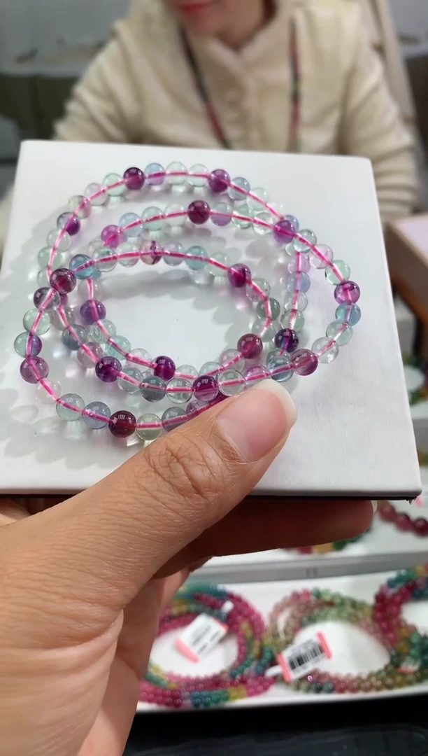 【闪购商品】萤石手串未镶嵌多样性发一条