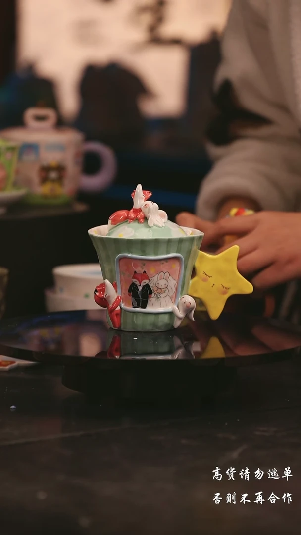 陶瓷景德镇可爱设计师款陶瓷