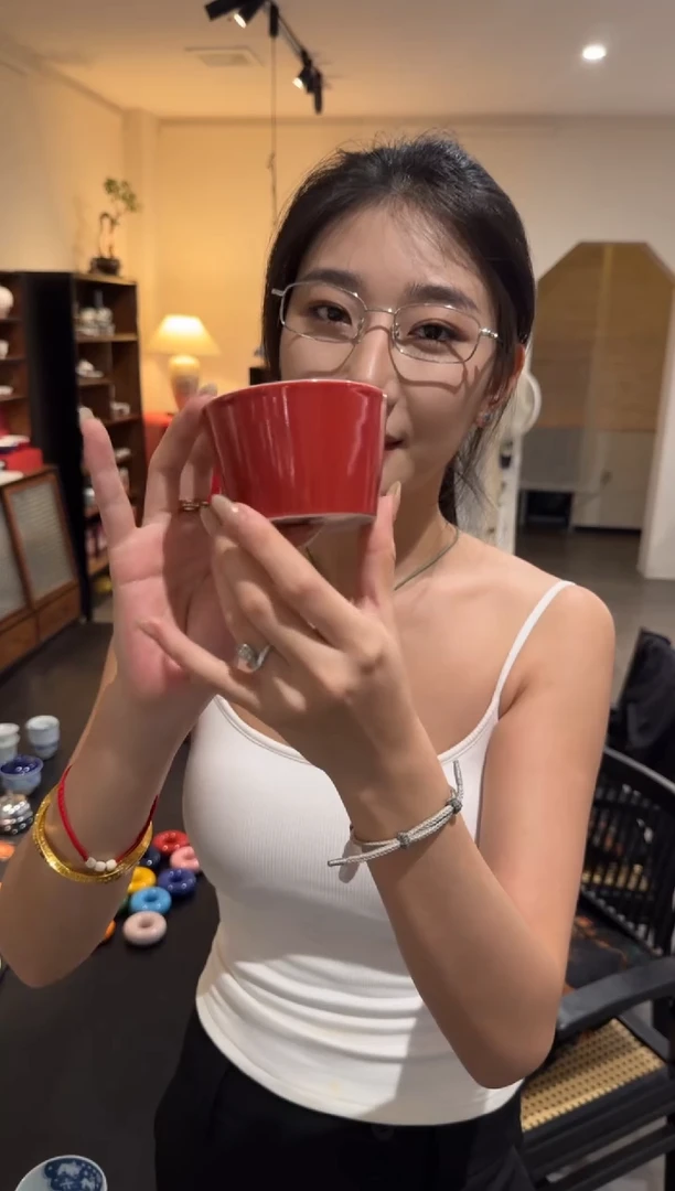 红色v色单色颜色单杯123456