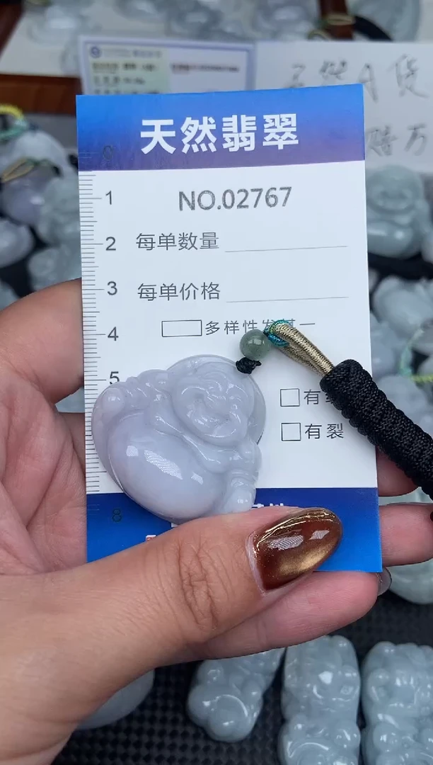 颈饰未镶嵌翡翠纯天然A货翡翠2767
