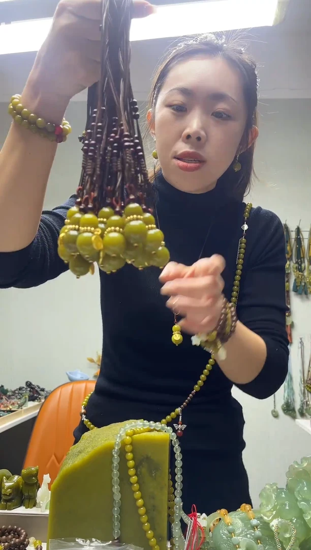 未镶嵌岫玉颈饰多样性发货 拍一发一