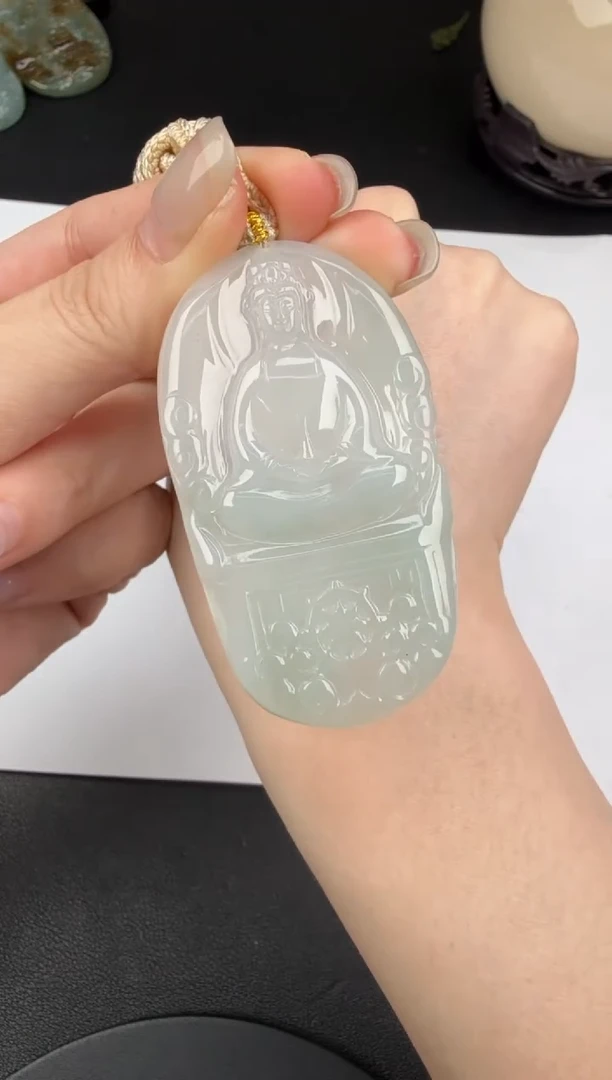 吊坠(不含链)未镶嵌翡翠翡翠饰品-213