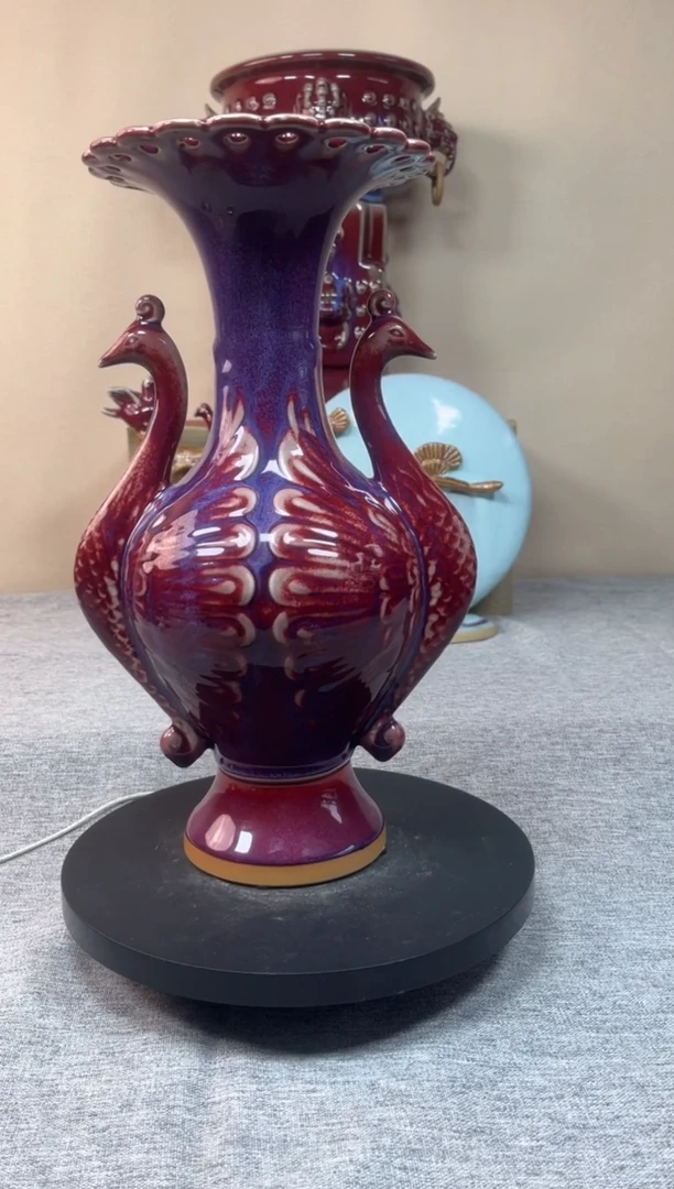摆件神垕钧瓷收藏工艺品