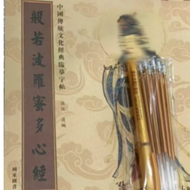 手抄书临摹字帖:般若波罗蜜多心经(有金笔和笔芯)