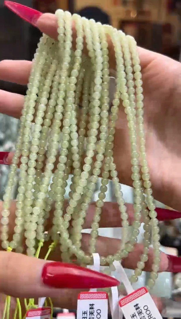 和田玉未镶嵌项链若羌料黄口长链卡4多样性发其一