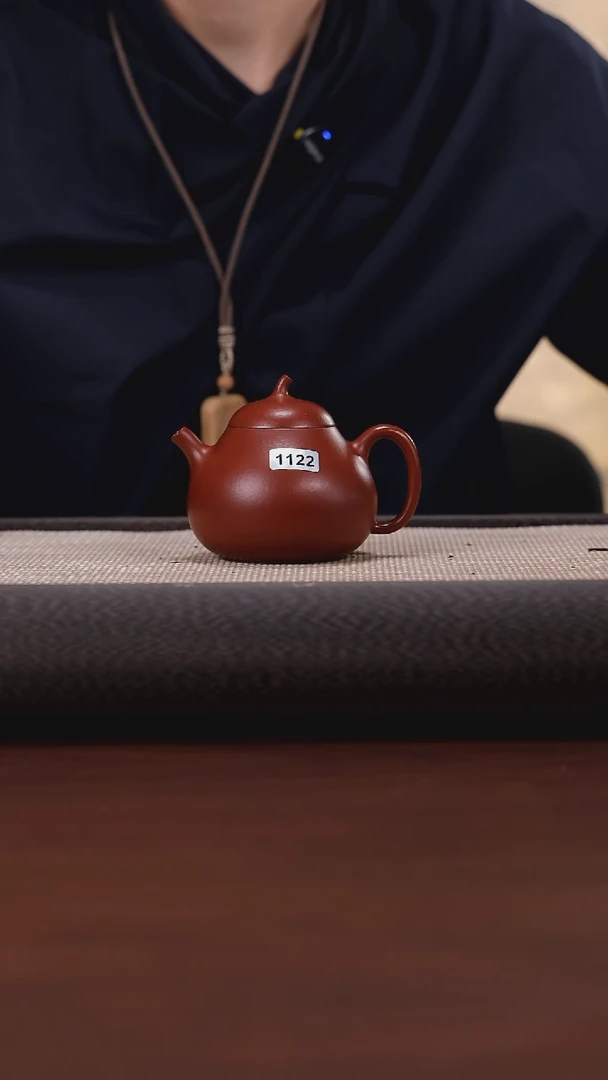 【闪购商品】紫砂茶壶1122 DX 大红袍 茄瓜170c