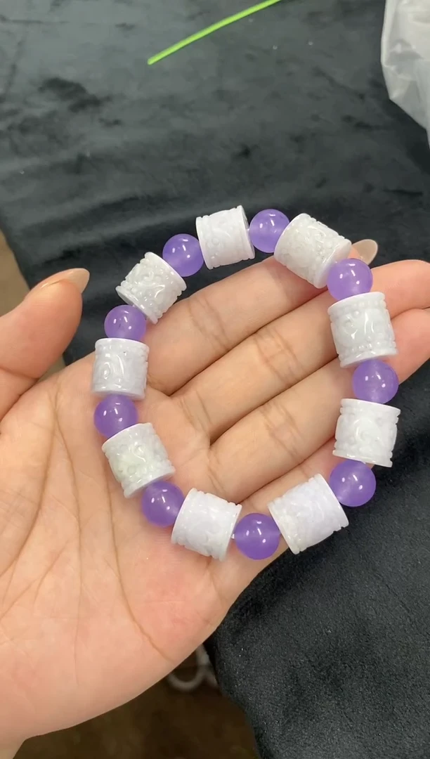 项链未镶嵌翡翠天然翡翠手串